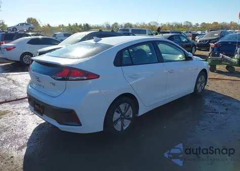 2020 Hyundai Ioniq Hybrid Blue from USA, damaged, VIN KMHC65LC9LU210281